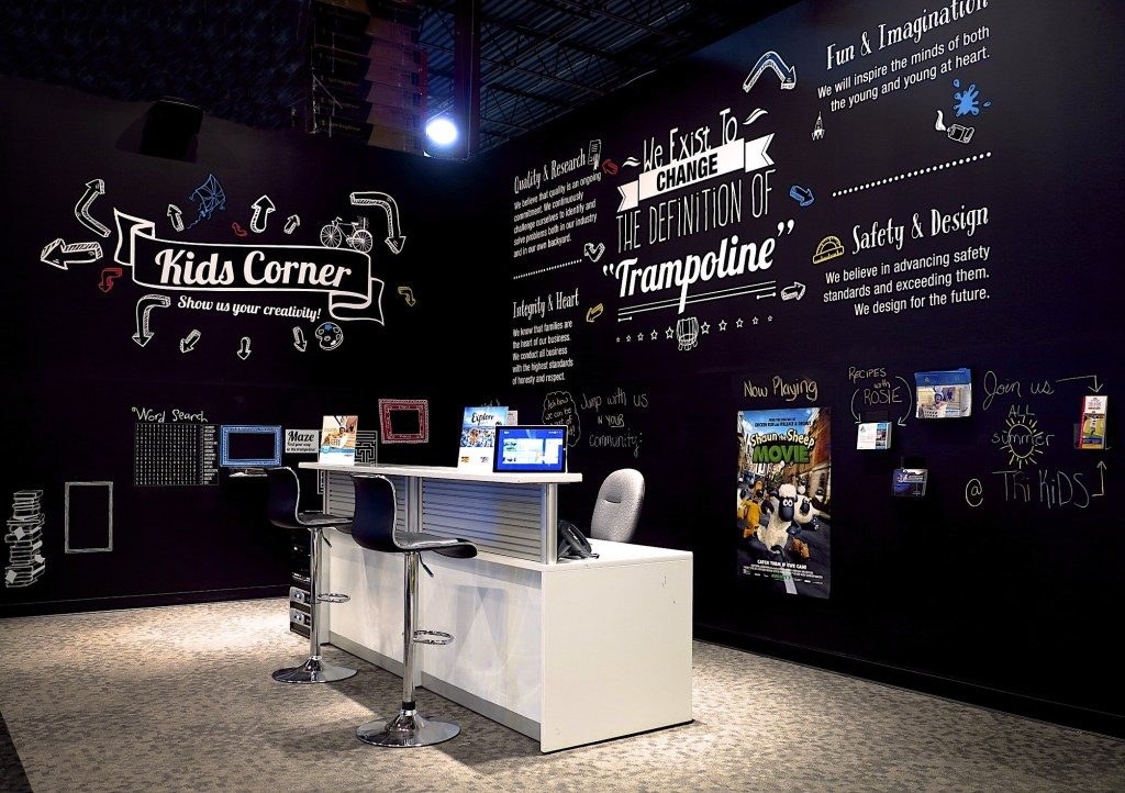 Interactive retail wall display systems bring wall graphics to life, Resource Integrated